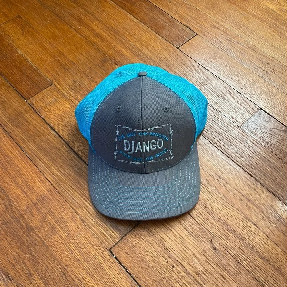 Gray and Blue DJANGO Ball Cap